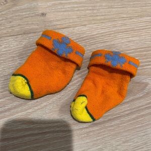 Baby bombas 0-6 months Orange and Yellow Kids Socks